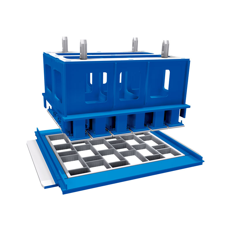 Como os moldes de bloques de formigón modulares aumentan a flexibilidade na construción?