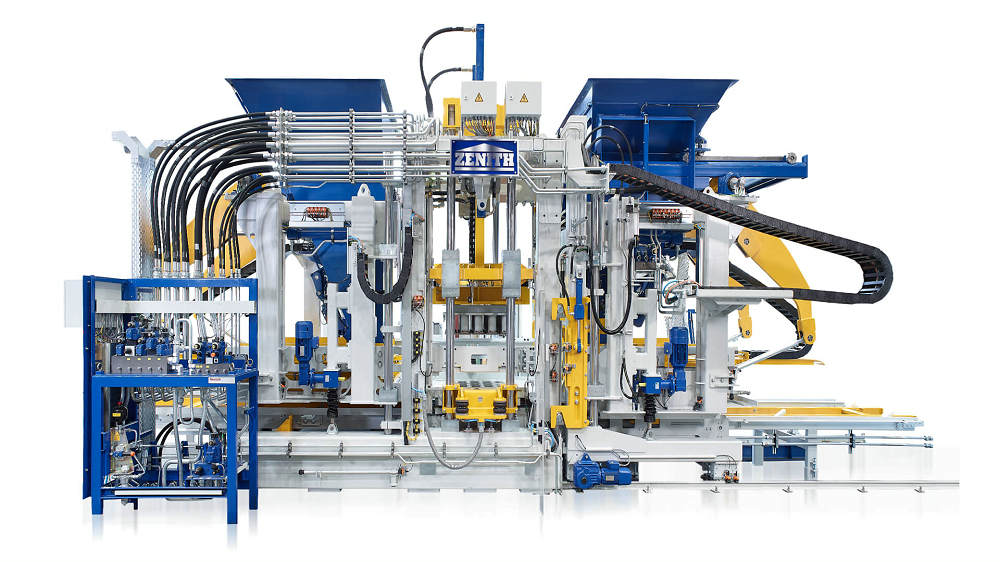Máquina de fabricación de bloque automático de Zenith 1500-2